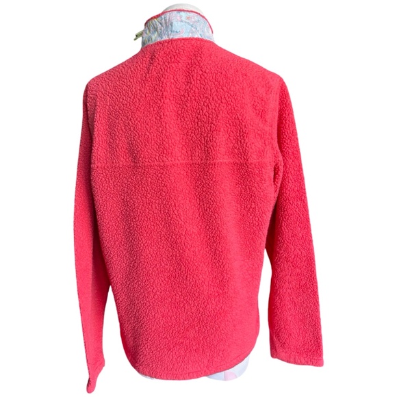 Fraternity Collection 1/4 zip fleece in corral/light red - Medium - Picture 4 of 7